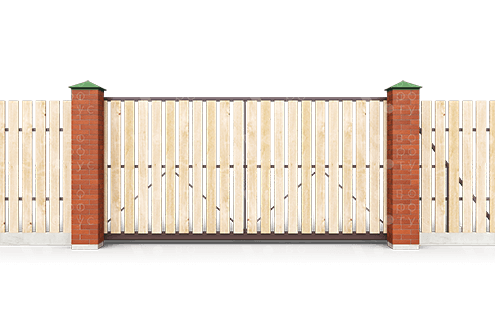 Деревянный штакетник